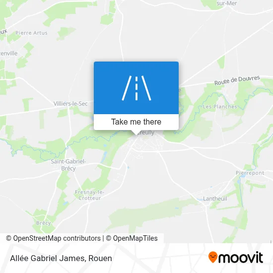 Allée Gabriel James map