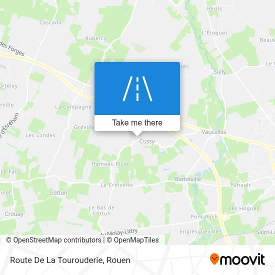 Route De La Tourouderie map