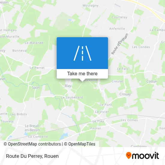 Route Du Perrey map