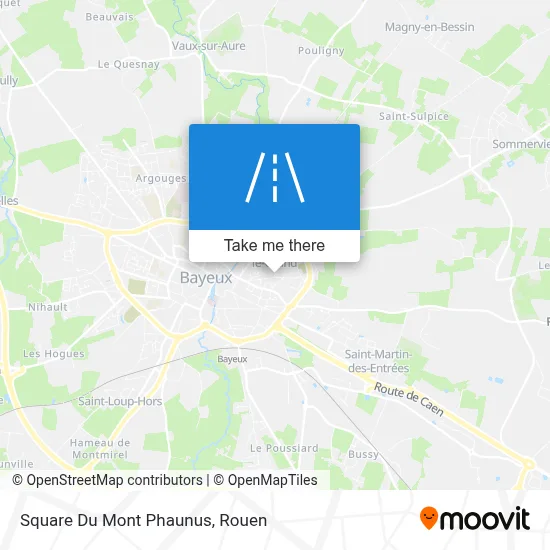 Square Du Mont Phaunus map