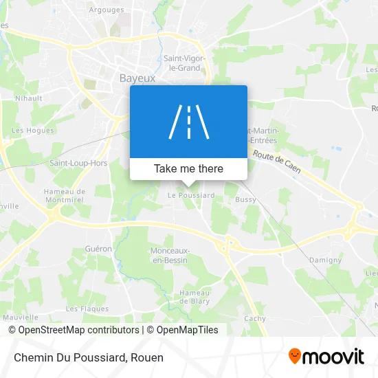 Chemin Du Poussiard map