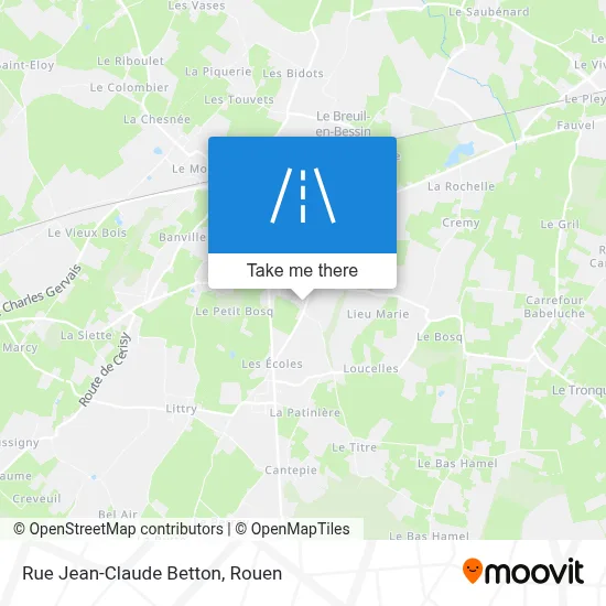 Rue Jean-Claude Betton map