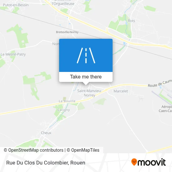 Rue Du Clos Du Colombier map