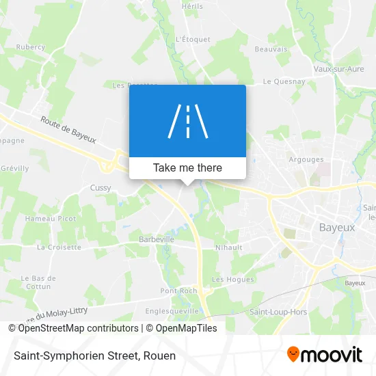 Mapa Rue De Saint-Symphorien
