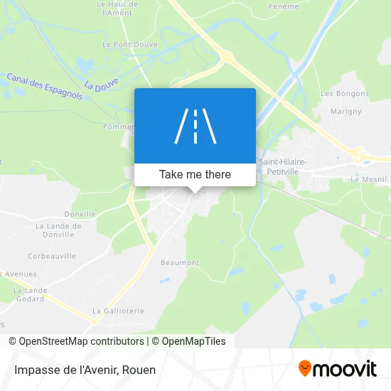 Impasse De L'Avenir map