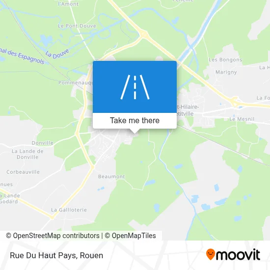 Rue Du Haut Pays map