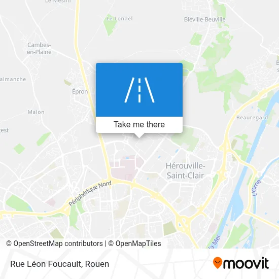 Rue Léon Foucault map