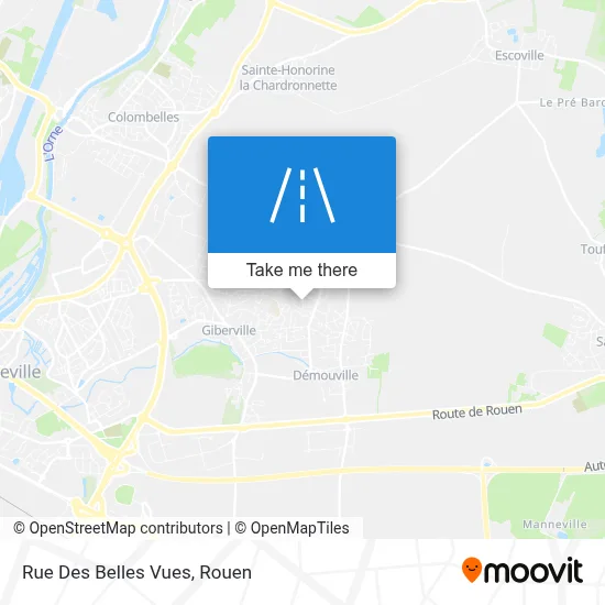 Rue Des Belles Vues map