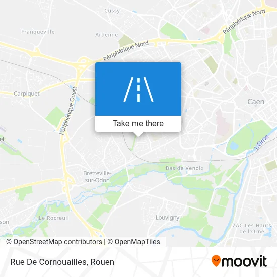 Mapa Rue De Cornouailles