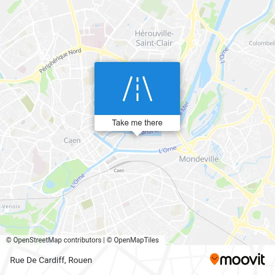 Rue De Cardiff map