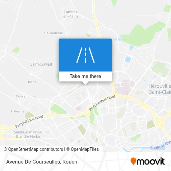 Avenue De Courseulles map