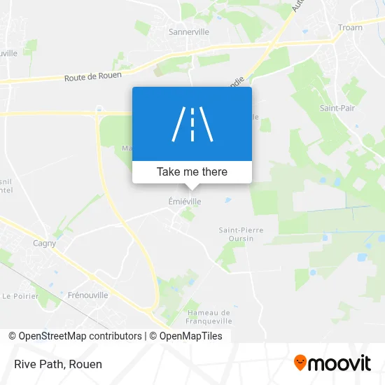 Chemin De La Rive map