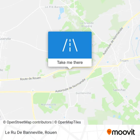 Le Ru De Banneville map