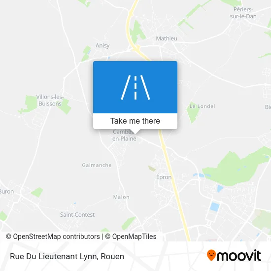 Rue Du Lieutenant Lynn map