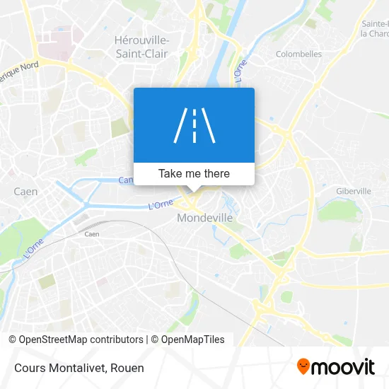 Cours Montalivet map