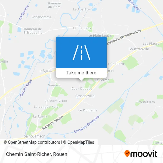 Chemin Saint-Richer map