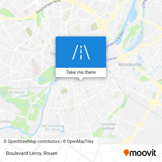 Boulevard Leroy map