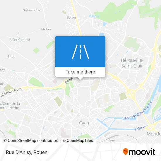 Mapa Rue D'Anisy