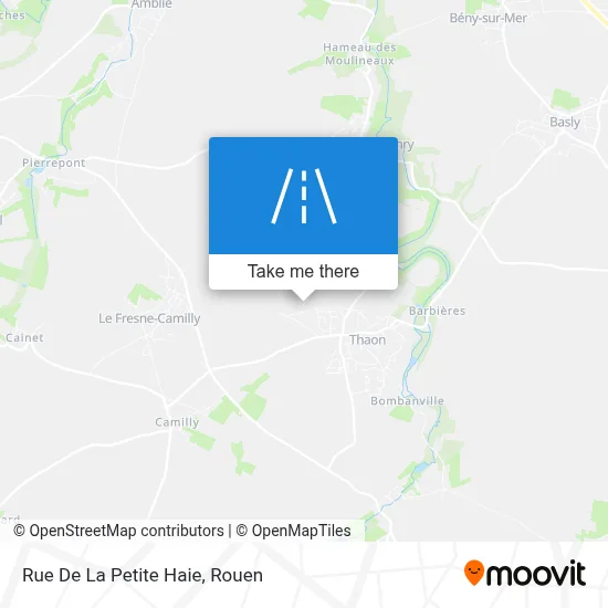 Mapa Rue De La Petite Haie
