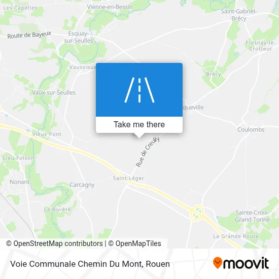 Voie Communale Chemin Du Mont map