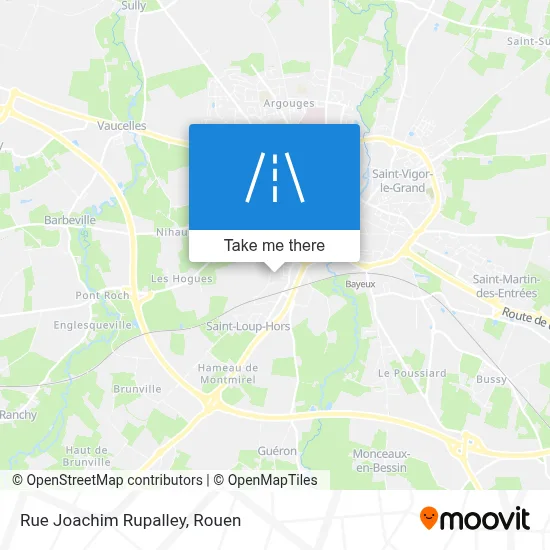 Rue Joachim Rupalley map