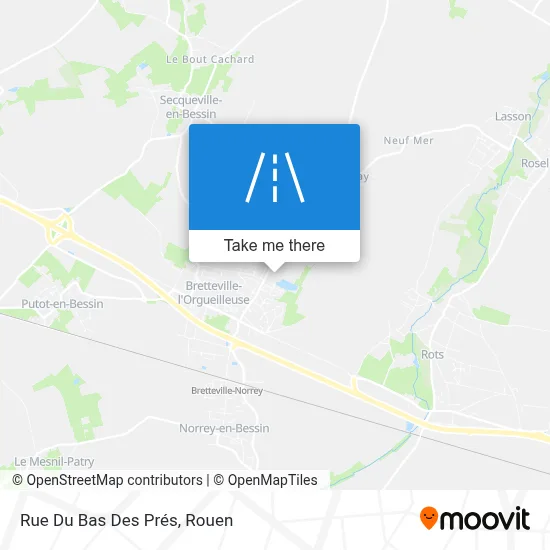 Rue Du Bas Des Prés map