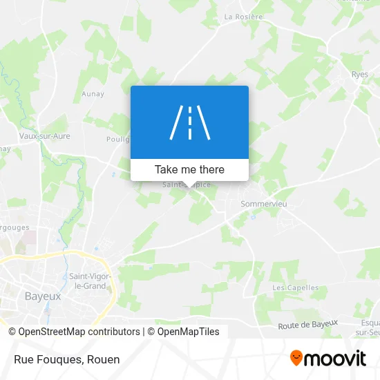 Rue Fouques map