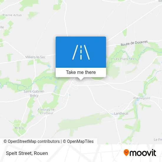 Mapa Rue De L'Épeautre