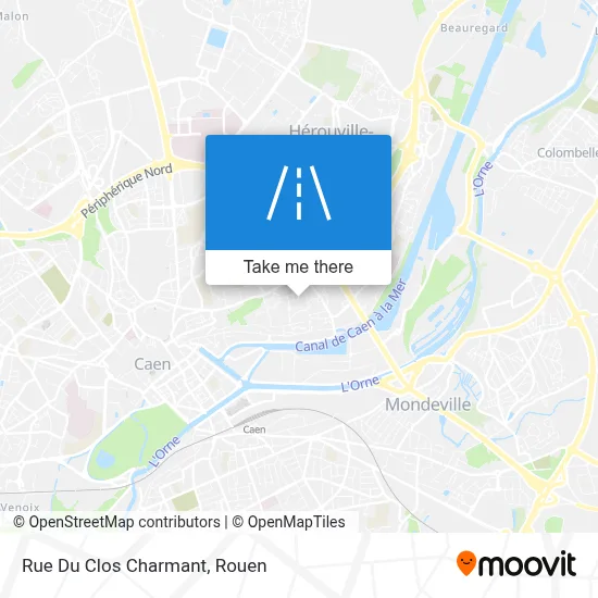 Rue Du Clos Charmant map