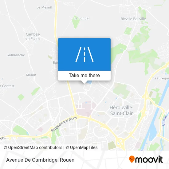 Avenue De Cambridge map