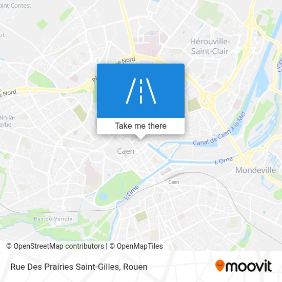 Rue Des Prairies Saint-Gilles map