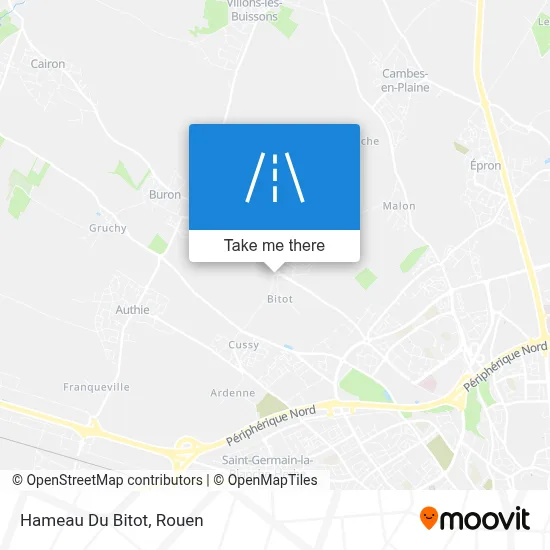 Mapa Hameau Du Bitot