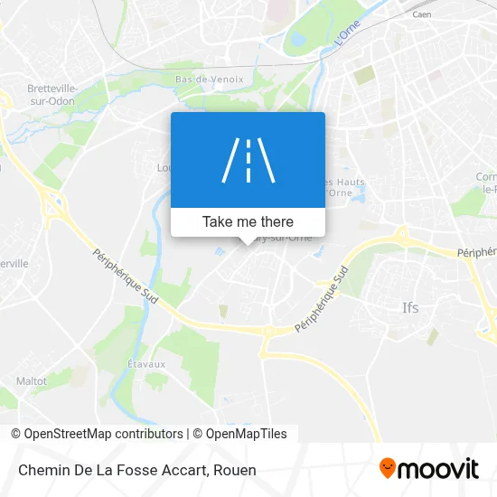 Chemin De La Fosse Accart map