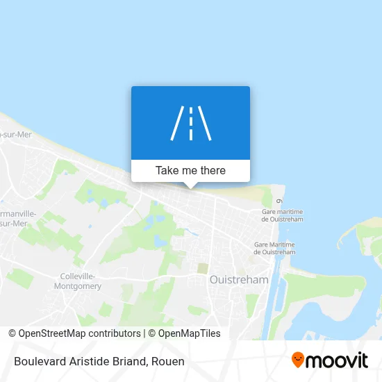 Boulevard Aristide Briand map