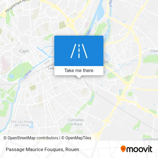 Passage Maurice Fouques map