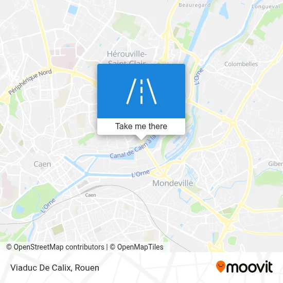 Mapa Viaduc De Calix