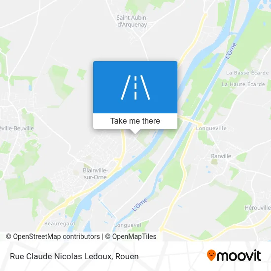 Rue Claude Nicolas Ledoux map