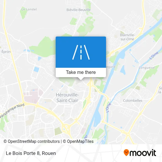 Le Bois Porte 8 map