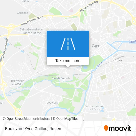 Boulevard Yves Guillou map
