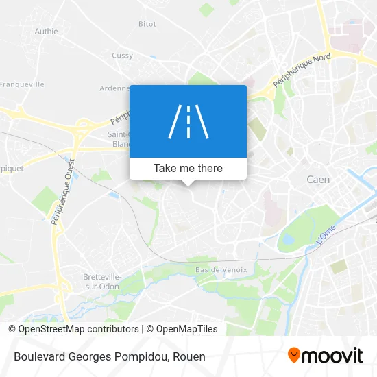 Boulevard Georges Pompidou map