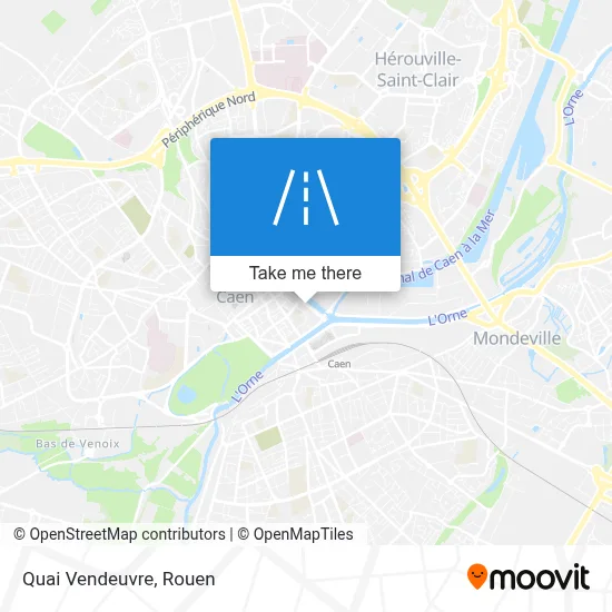 Mapa Quai Vendeuvre