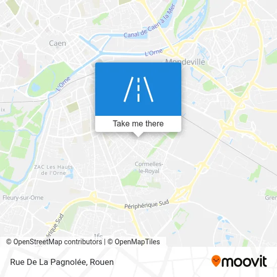 Rue De La Pagnolée map
