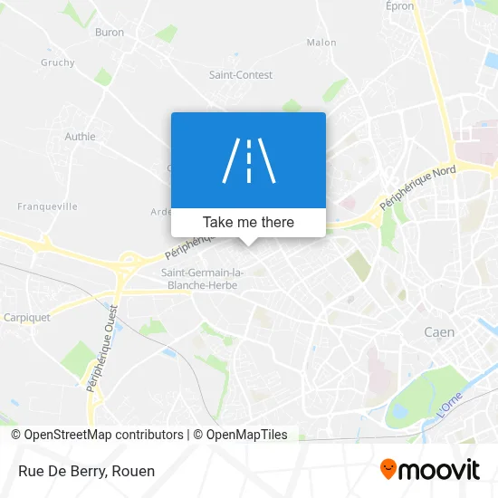 Rue De Berry map