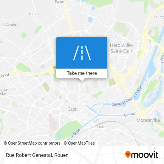 Rue Robert Genestal map