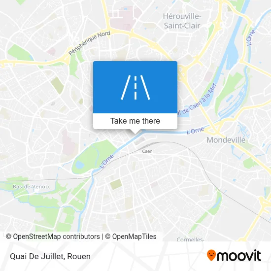 Quai De Juillet map