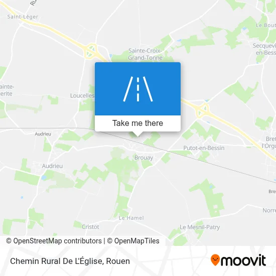 Chemin Rural De L'Église map