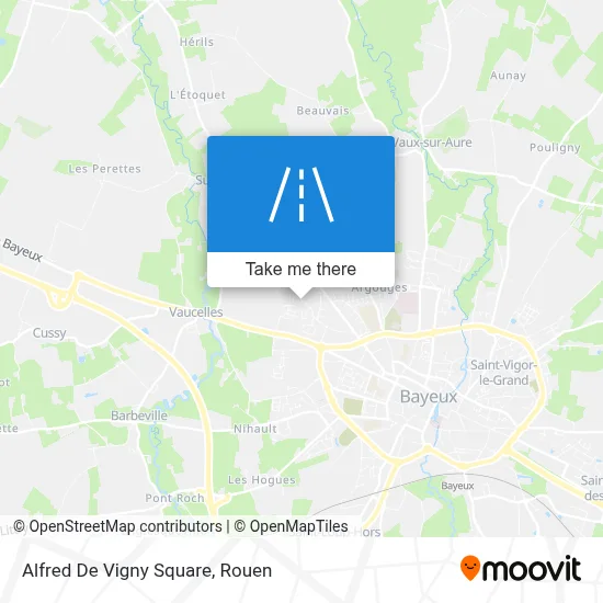 Mapa Square Alfred De Vigny