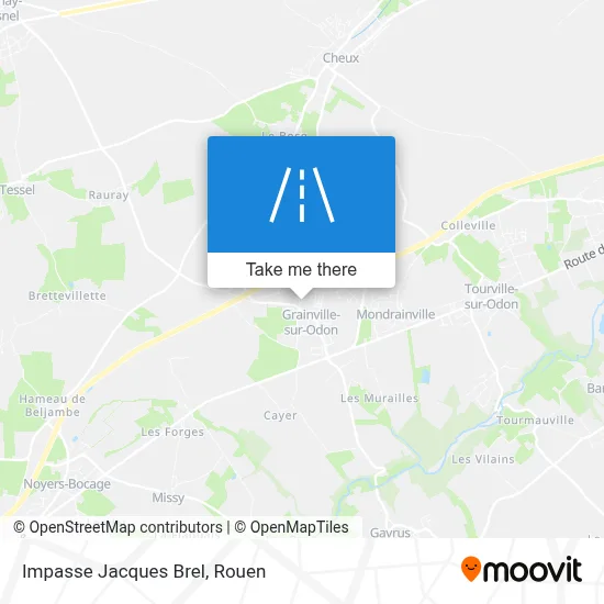 Impasse Jacques Brel map