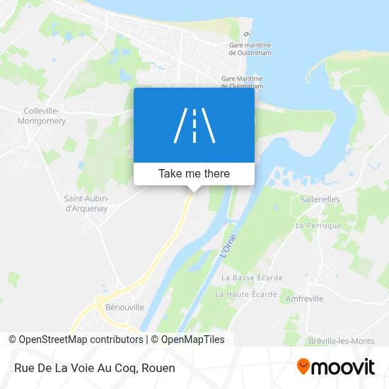 Rue De La Voie Au Coq map