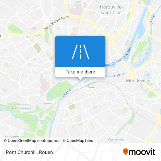 Pont Churchill map